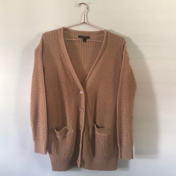 Forever 21 Sweaters - -Personal- Forever 21 Waffle Knit Button Cardi